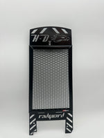 Rad Guard radiator guard for Harley Davidson Low Rider ST that are fitted with Mustache Bars