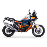 KTM motorcycle on a white background
