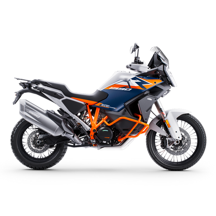KTM motorcycle on a white background