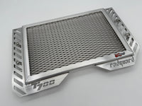 Rad Guard radiator guard for the Yamaha T700 in polished alloy. 