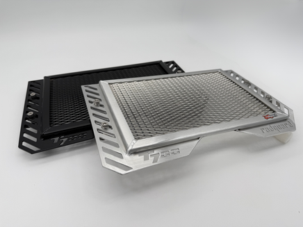 Rad Guard radiator guards for the Yamaha T700 available in black and polished alloy. Protection a must have!