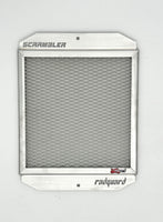 Triumph Scramber 1200 Rad Guard Radiator Guard Polished Alloy