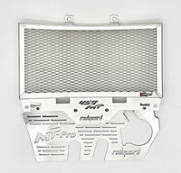 Radiator & Exhaust guard SET polished alloy