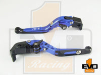 Ducati Scrambler Desert Sled Brake & Clutch Fold & Extend Levers - Blue