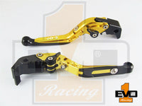 Suzuki GSX-8S Brake & Clutch Levers Fold & Extend Gold