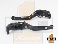 Suzuki GSX-8S Brake & Clutch Levers Fold & Extend  Black