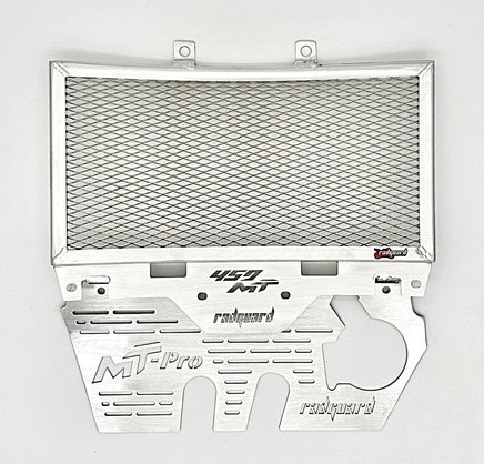 CFMoto 450MT/Ibex 450 Radiator & Exhaust guard SET polished alminium.