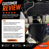 Ducati Multistrada 950 Radiator & Oil Cooler Guard  All Models 2017-2026