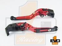 Ducati 950 Multistrada Brake & Clutch Fold & Extend Levers- Red