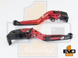 Ducati 950 Multistrada Brake & Clutch Fold & Extend Levers- Red