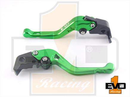 Ducati Scrambler Cafe Racer 2017 Shorty Brake & Clutch Levers - Green