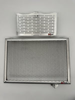 Ducat Multistrada Polished rad guard, Radiator Guard set for best protection from stones and bugs