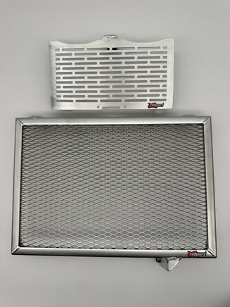 Ducat Multistrada Polished rad guard, Radiator Guard set for best protection from stones and bugs