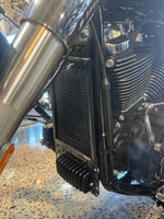 Harley Davidson Heritage Classic 117 Rad Guard fitted in black 