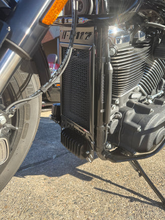 Harley Davidson Low Rider ST 117 black rad guard fitted