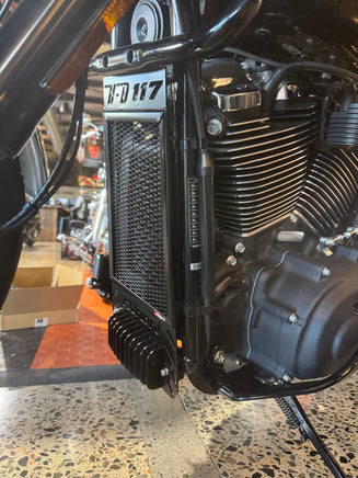 Harley Davidson Low Rider ST 117 black rad guard fitted