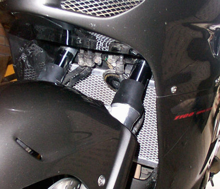 Honda CBR 1100 Blackbird xx, Radiator Guard, Rad Guard, Stone guard, radiator protection, Protector, stone grill, motorcycle guard