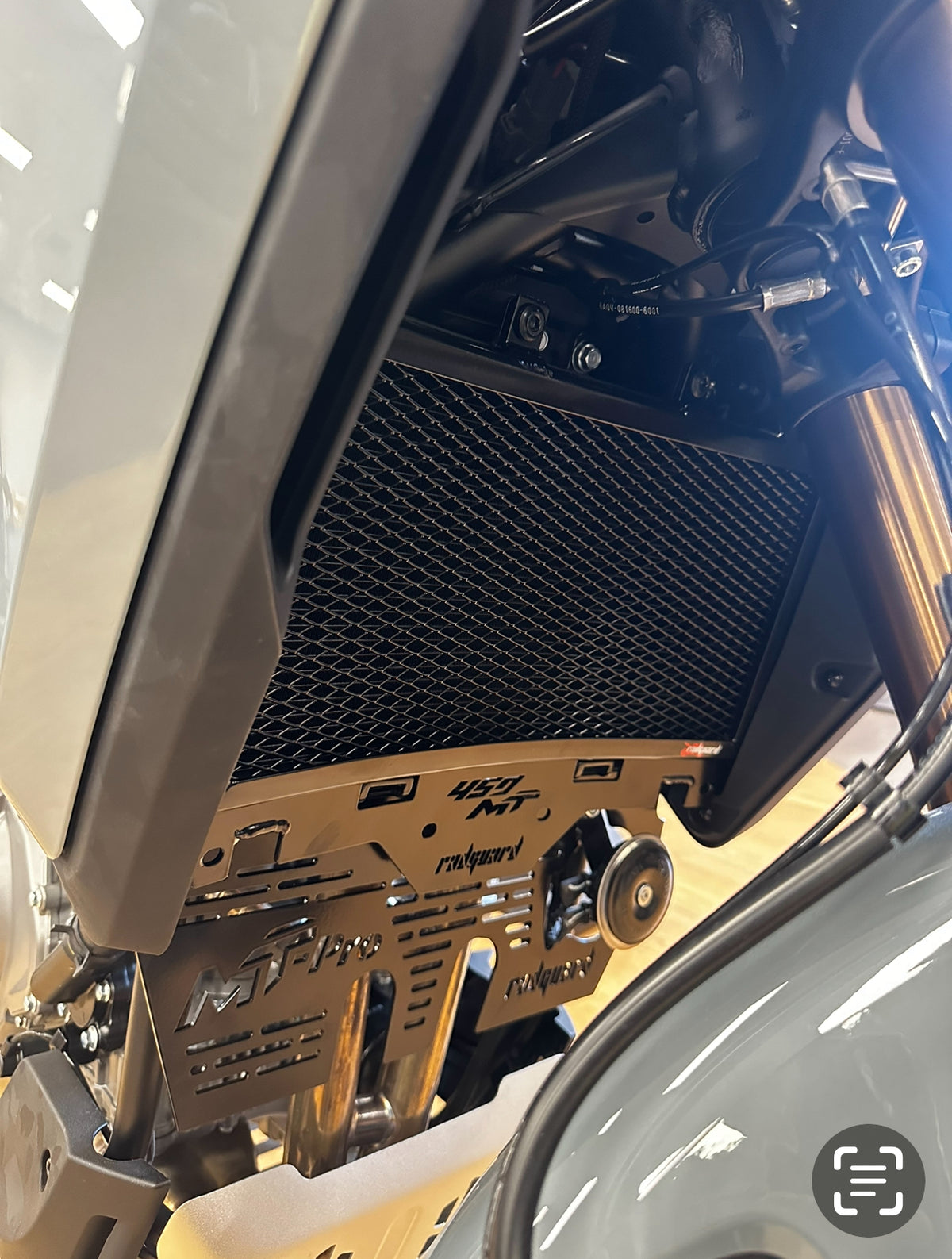 CF Moto 450MT 2024 Radiator & Exhaust Guard SET Radiator Guard ...