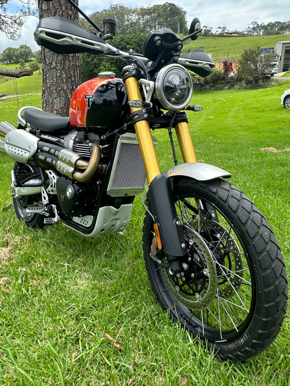 Triumph Scrambler 1200 X/XE 2021 2022 2023 2024 2025 2026 Radiator ...