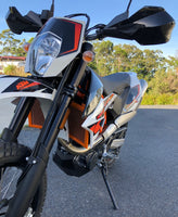 KTM 690 Enduro R / SMC-R, Radiator Guard, Rad Guard, Stone guard, radiator protection, Protector, stone grill, motorcycle guard