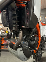 KTM 390 Adventure R Radiator & Engine Guard Set in black