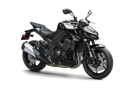 Kawasaki z1100 Black Bike that needs a Rad Guard Radiator guard