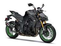 Kawasaki z1100 Black Bike with green rims