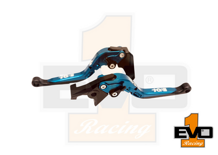 BMW R1200RT/SE  Brake & Clutch Fold & Extend Levers - Teal Blue