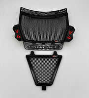 Ducati Panigale V4 and v4r black Rad Guard on a white background
