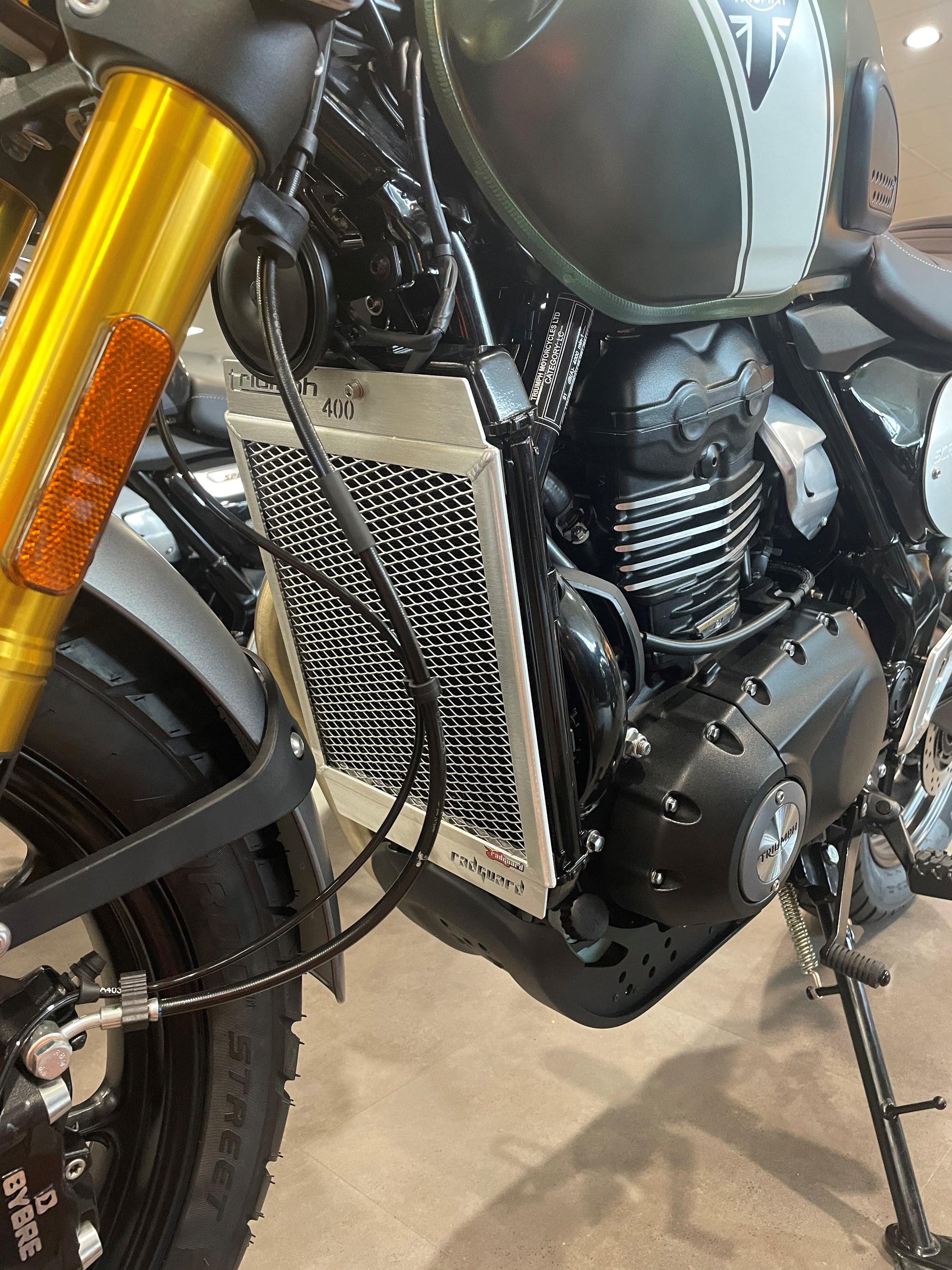 Scrambler Radiator Triumph Scrambler 400/400X 2024 2025 2026 Radiator Guard| Rad Guard