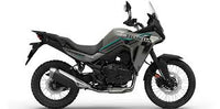 honda transalp XL750 motorcycle with white background